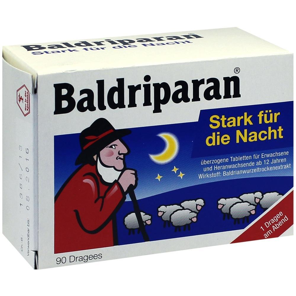 Eine Medikamentenpackung mit einem Bild von einem Schäfer und Schafen bei Nacht.