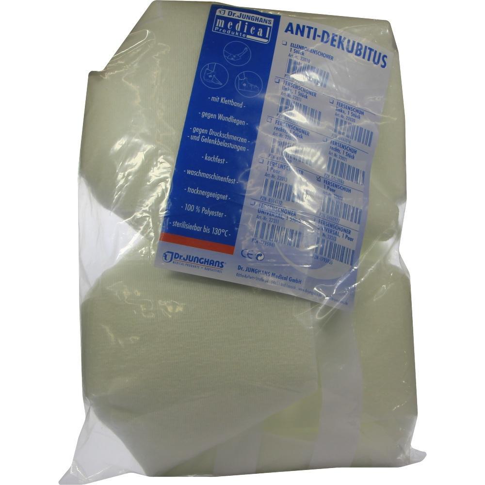 Verpackung mit Anti-Dekubitus-Schutzausrüstung von Dr. Junghans Medical.