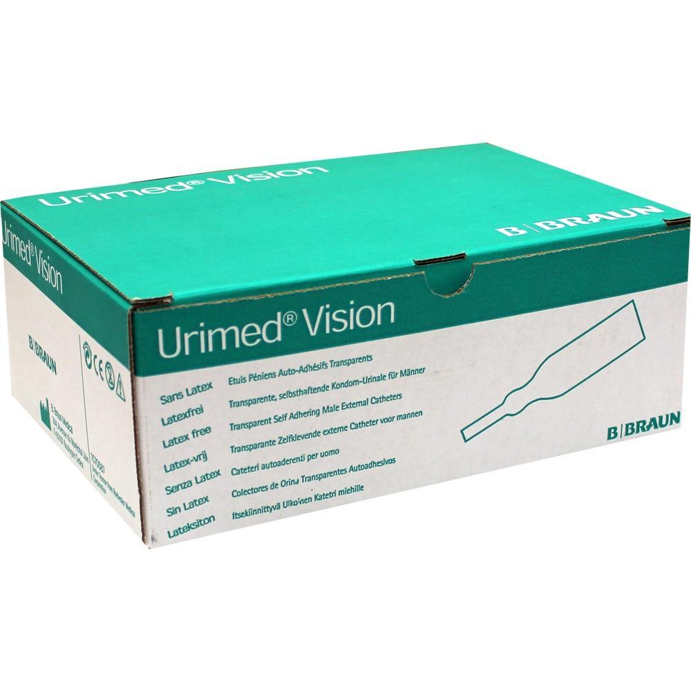 Eine gr&uuml;ne und wei&szlig;e Verpackung mit der Aufschrift "Urimed Vision".