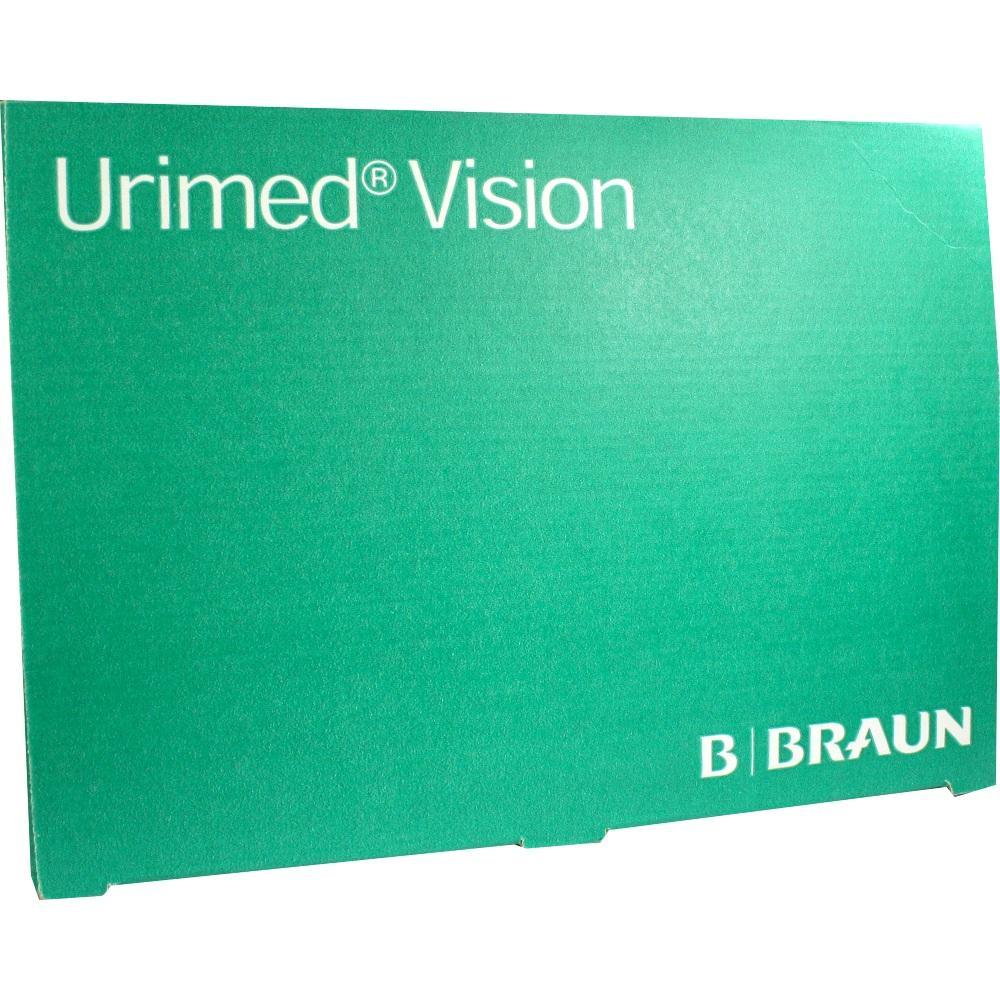Gr&uuml;ne Verpackung mit wei&szlig;em Text: "Urimed Vision" und "B. Braun".