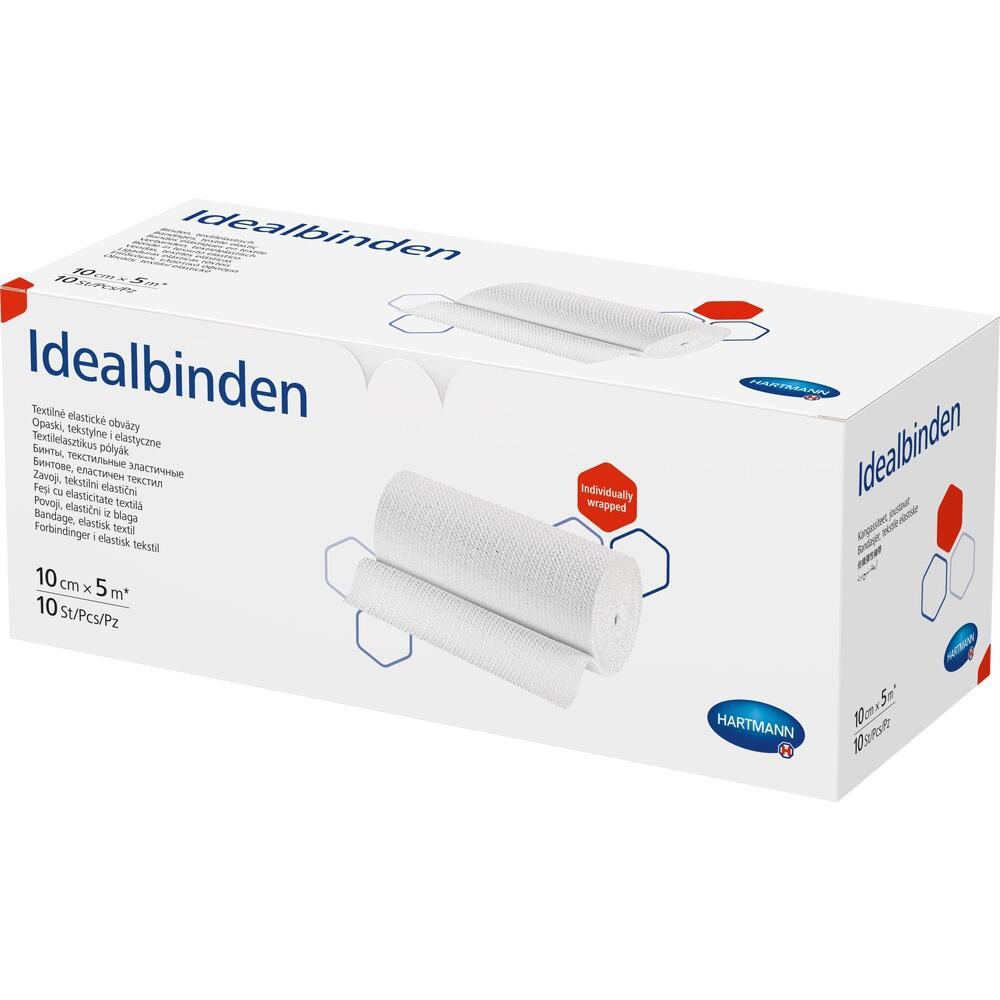 Eine wei&szlig;e Schachtel mit einer elastischen Binde darauf abgebildet.