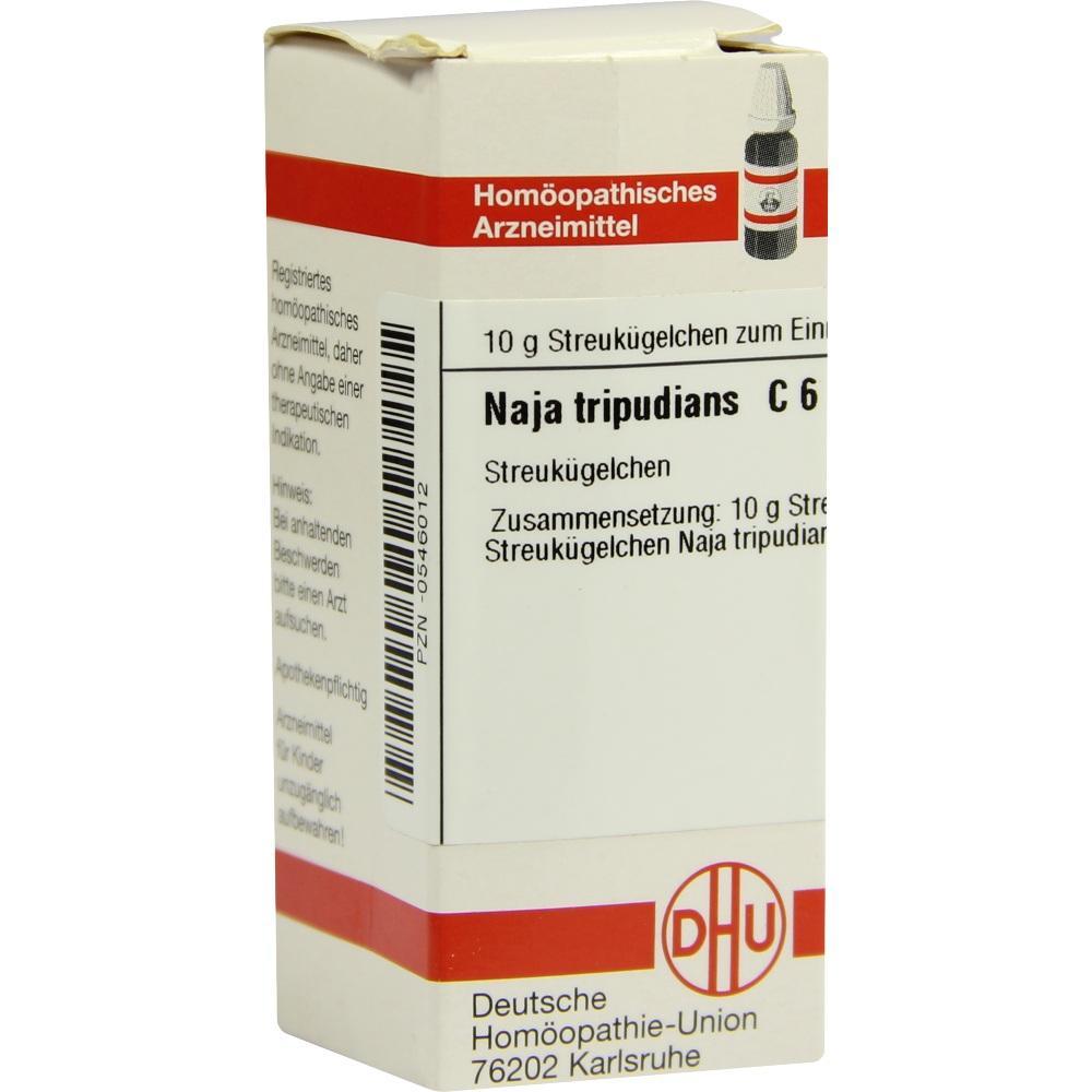 Pappschachtel mit homöopathischen Streukügelchen, Marke DHU.