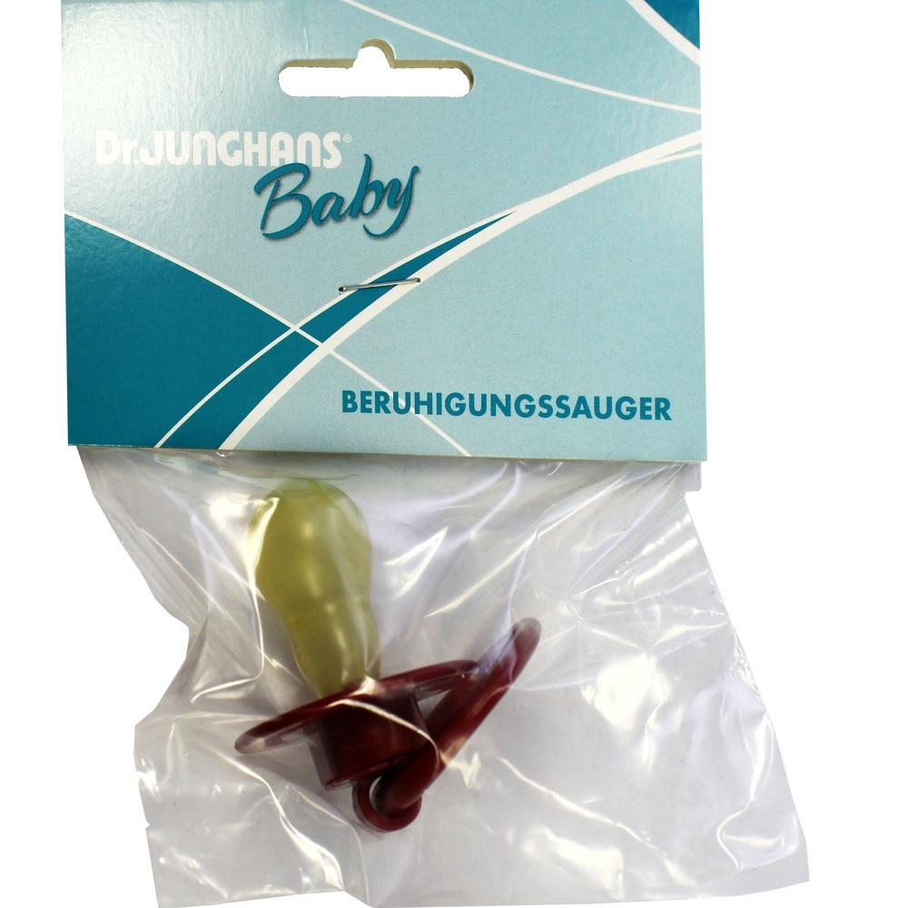 Eine Baby-Beruhigungssauger-Verpackung von Dr. Junghans Baby.