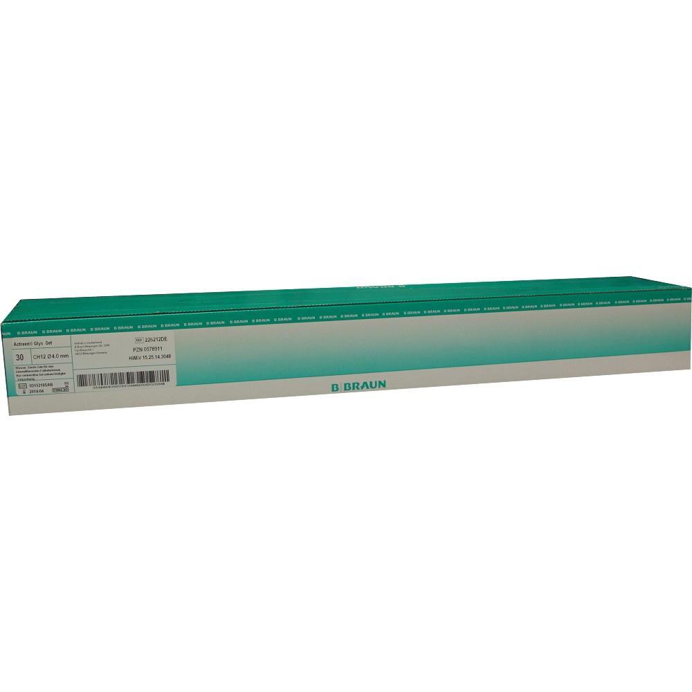 Eine lange, flache, gr&uuml;n-wei&szlig;e Verpackung der Marke B. Braun.