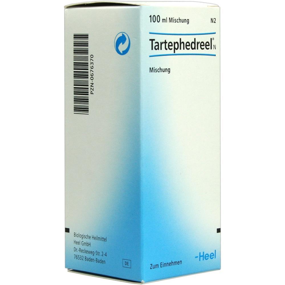 Eine Verpackung mit einem Medikament namens Tartephedreel.