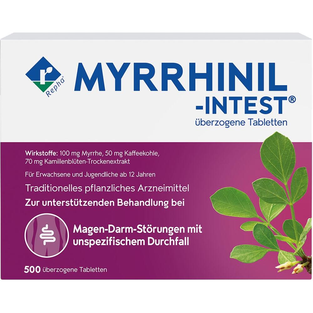 Das Bild zeigt eine Packung Tabletten zur Unterst&uuml;tzung bei Magen-Darm-Beschwerden.
