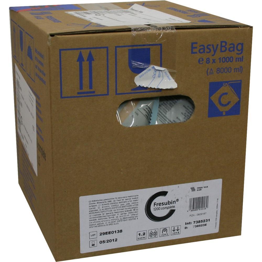 Karton mit blauer Schrift und Etikettensatzung enth&auml;lt medizinische Nahrung.