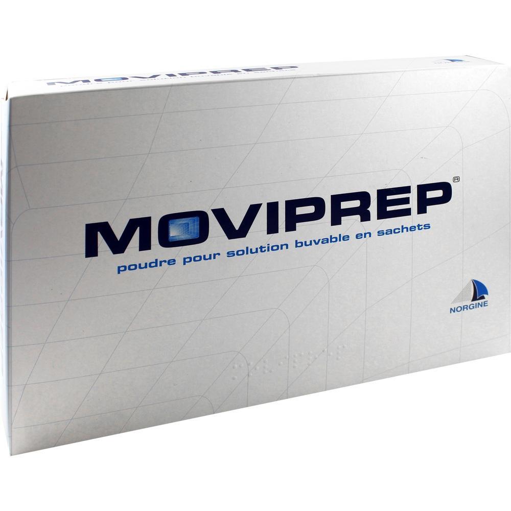 Eine wei&szlig;e Packung mit der Aufschrift "MOVIPREP".