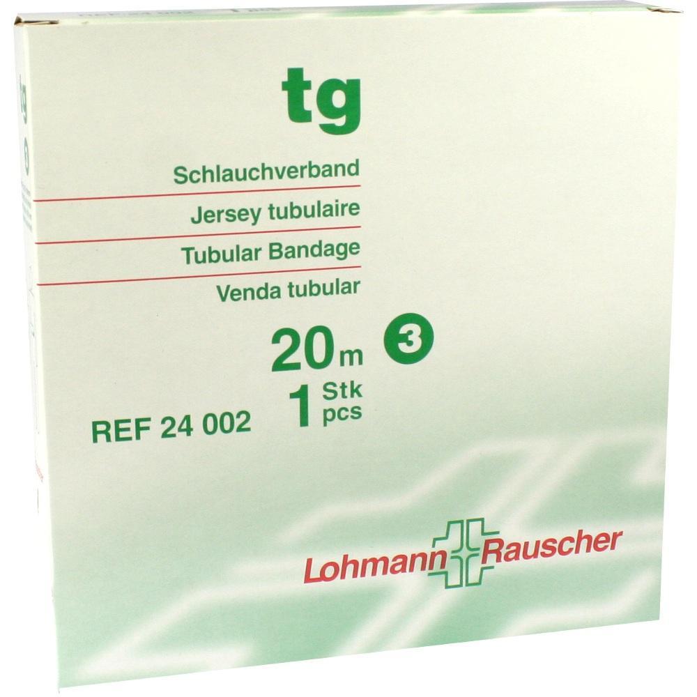 Verpackung eines Schlauchverbands der Marke Lohmann & Rauscher.
