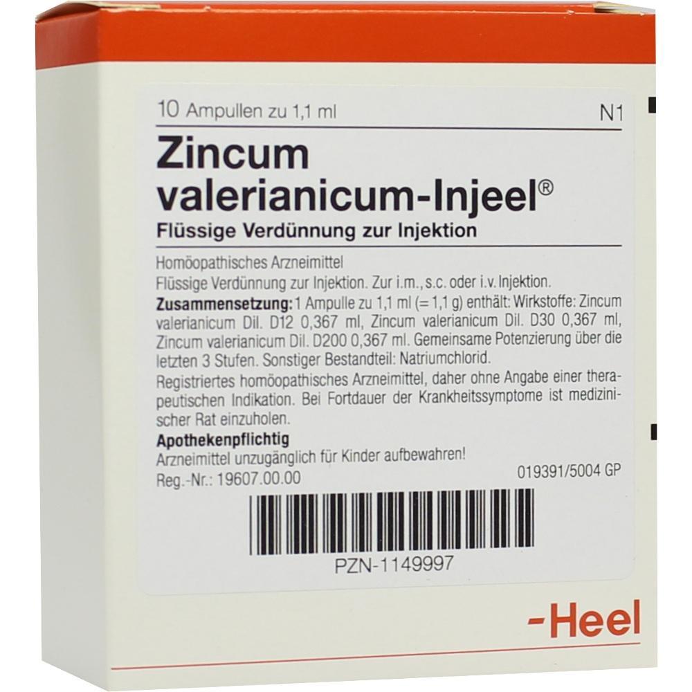 Eine Medikamentenverpackung für homöopathische Injektionslösung.