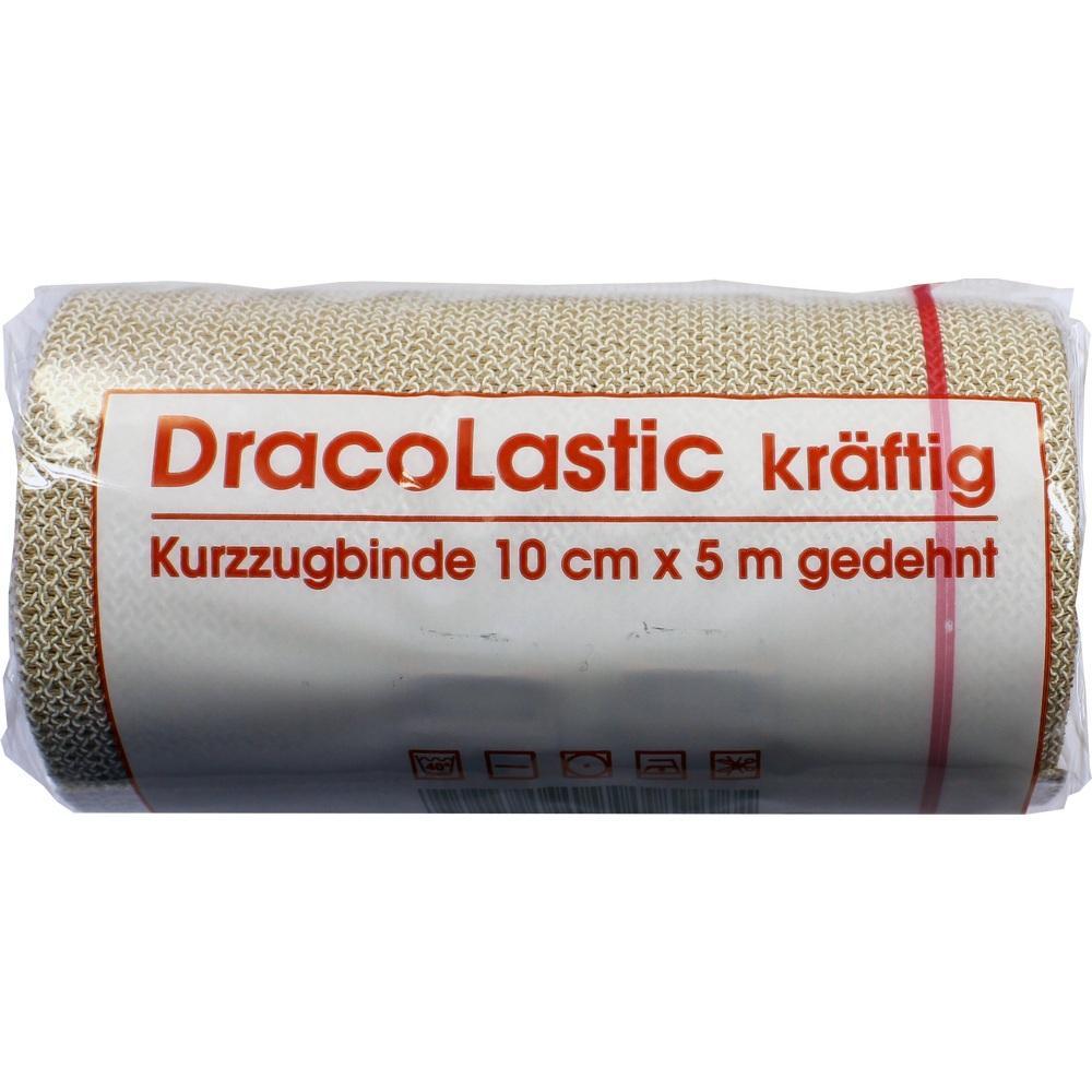 Verband mit der Aufschrift "DracoLastic kr&auml;ftig, 10 cm x 5 m gedehnt".