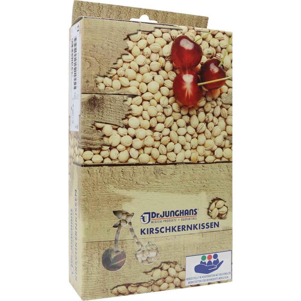 Verpackung mit abgebildeten Kirschkernen und Kirschen.