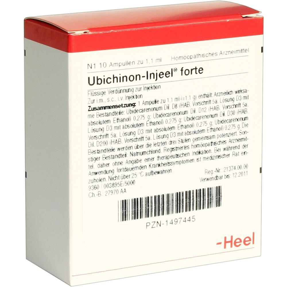 Eine weiße Verpackung mit rotem Rand für homöopathische Ampullen.