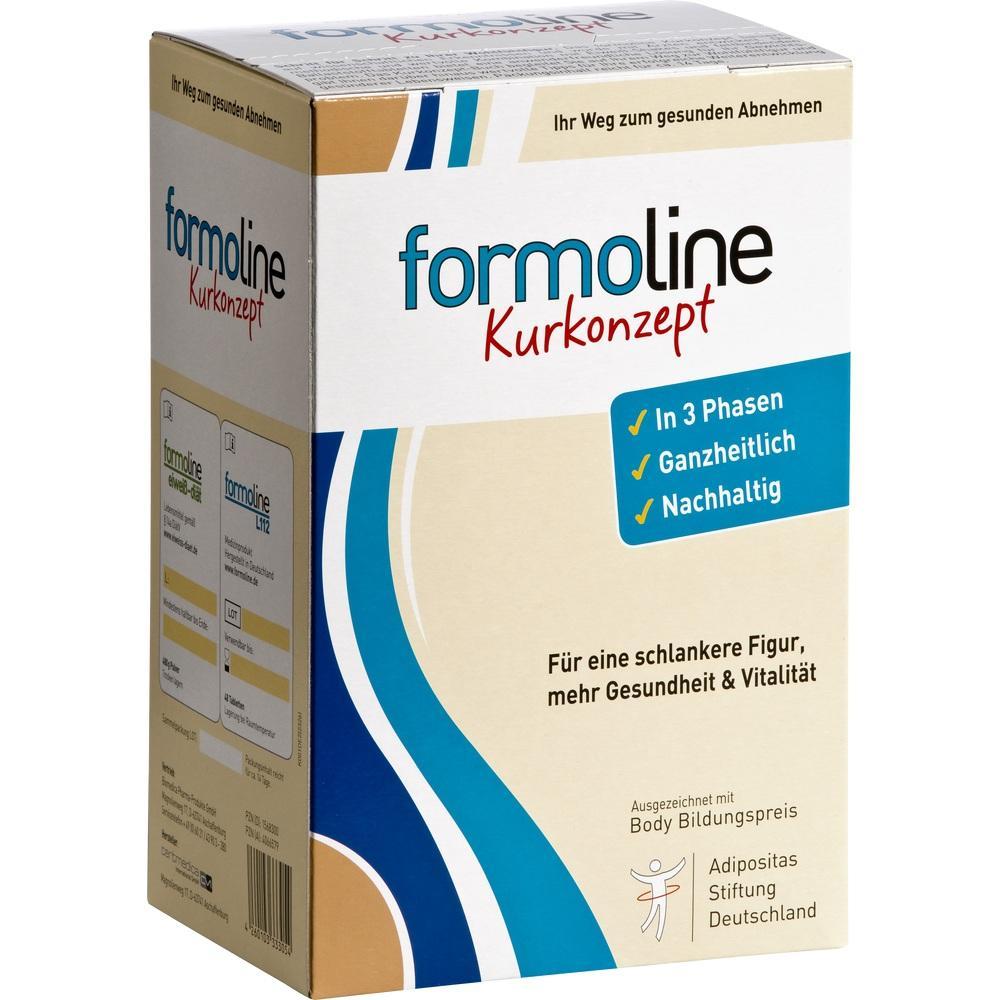 Eine Verpackung von Formoline Kurkonzept zur Unterst&uuml;tzung beim Abnehmen.