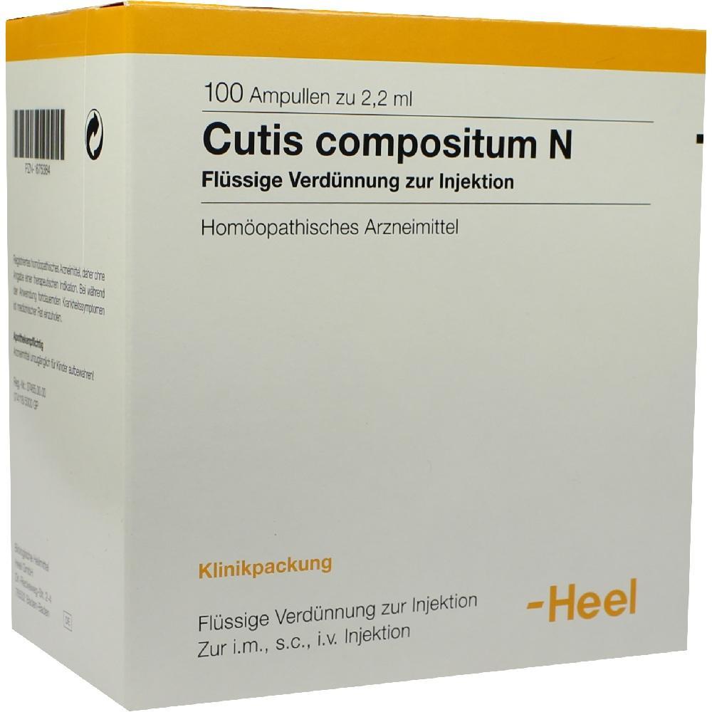 Eine Verpackung mit homöopathischem Arzneimittel zur Injektion.