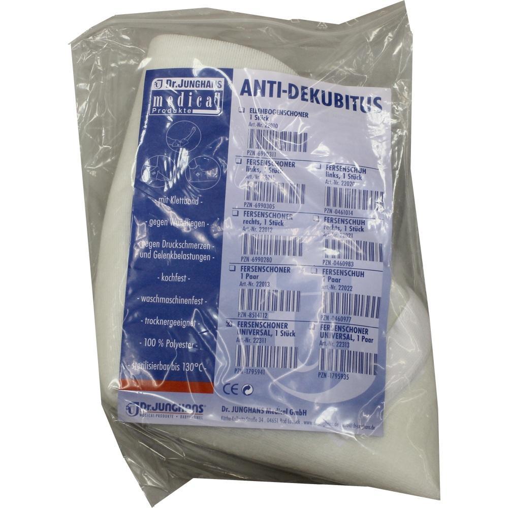 Eine verpackte Schutzausrüstung zur Vorbeugung von Druckgeschwüren mit blauem Etikett.