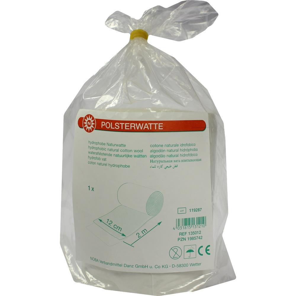 Eine T&uuml;te mit Polsterwatte, beschriftet in mehreren Sprachen.