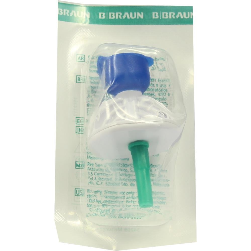 Ein medizinisches Einwegteil ist in einer durchsichtigen Verpackung zu sehen.