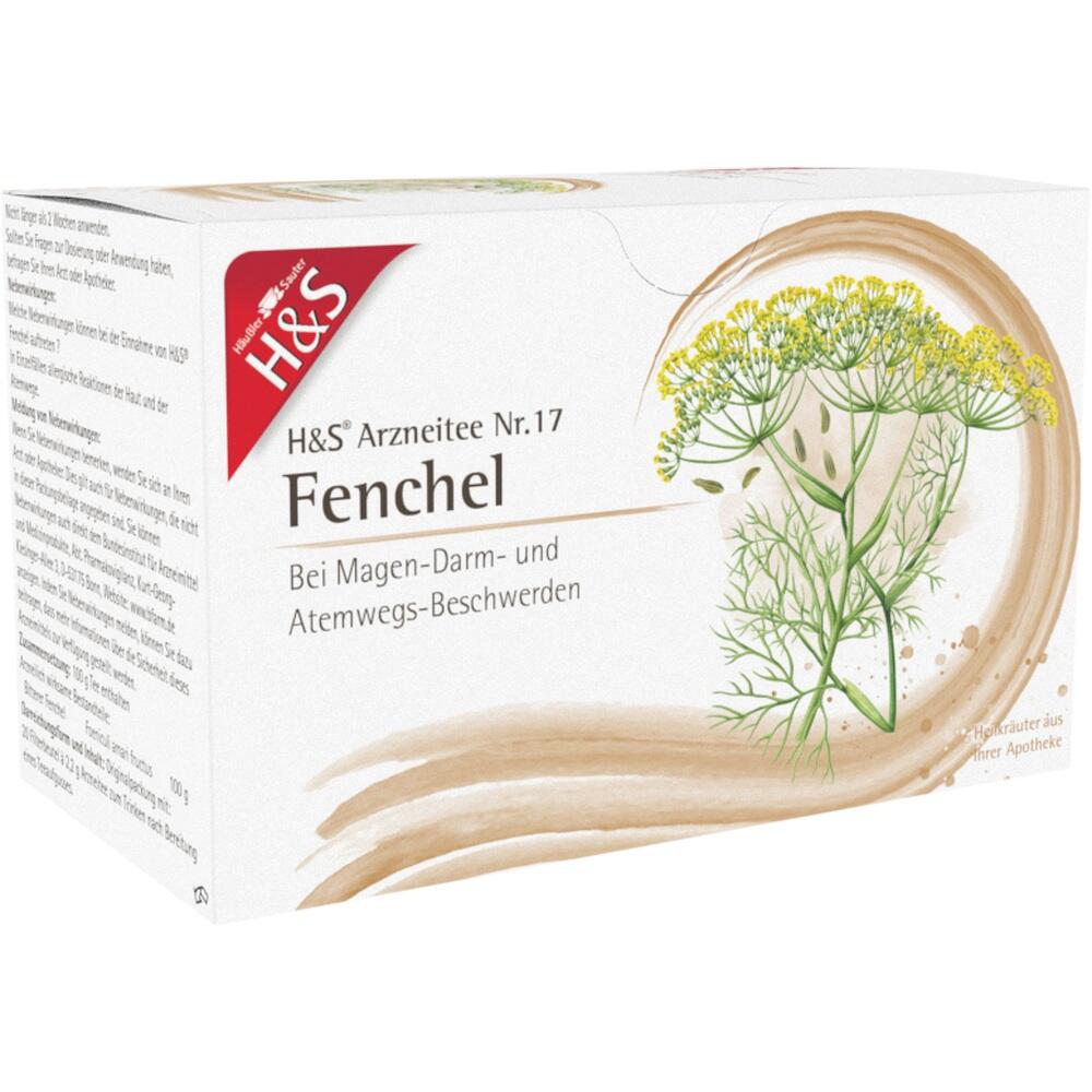 Packung Fencheltee für Magen-Darm- und Atemwegs-Beschwerden.