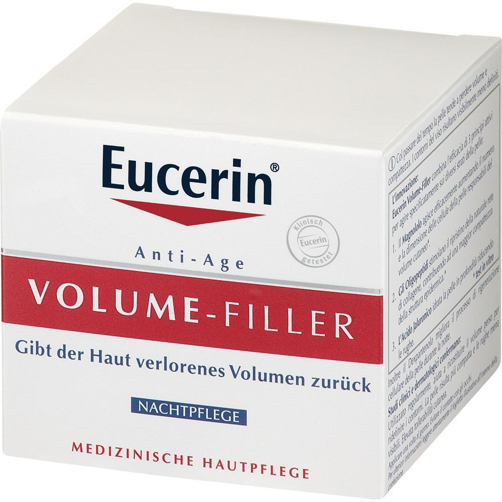 Eine Verpackung von Eucerin Volume-Filler Anti-Age Nachtpflege.