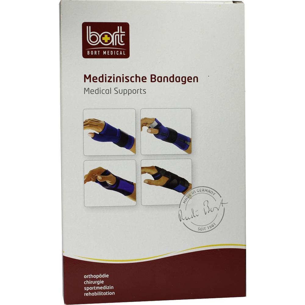 Verpackung mit Bildern von Handbandagen in verschiedenen Perspektiven.