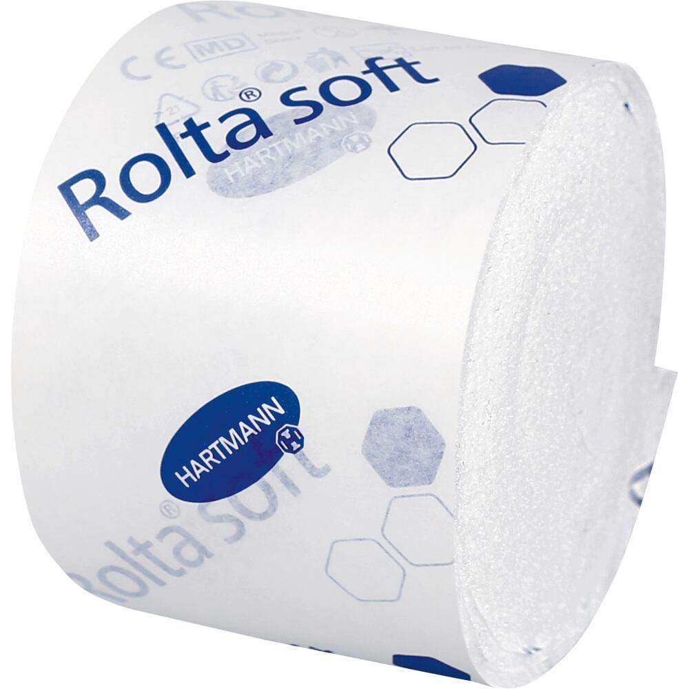 Eine Rolle Polsterwatte mit der Aufschrift "Rolta soft Hartmann".