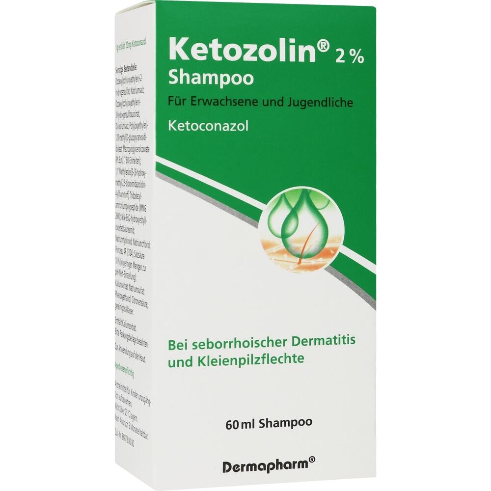 Gr&uuml;nes Shampoo gegen Hautprobleme f&uuml;r Erwachsene und Jugendliche in 60ml Flasche.