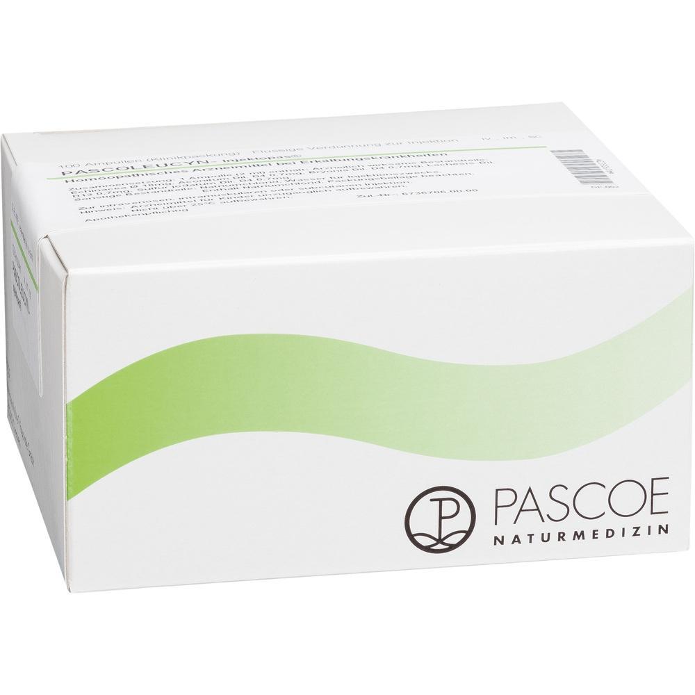 Weiße Box mit grünem Logo und schwarzem Text von Pascoe Naturmedizin.