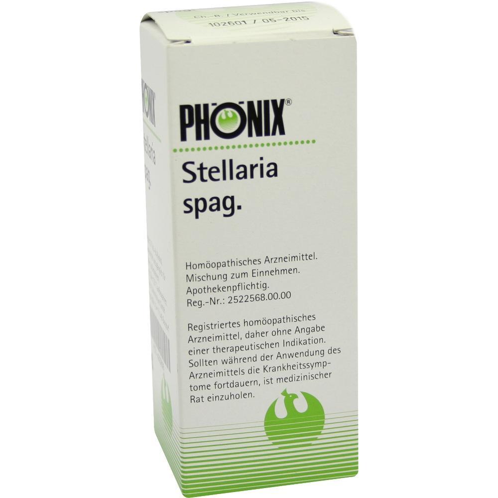 Eine Packung mit hom&ouml;opathischem Arzneimittel namens Stellaria spag.