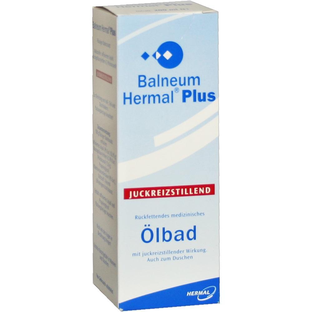 Eine Verpackung von Balneum Hermal Plus Juckreizstillendes Ölbad.