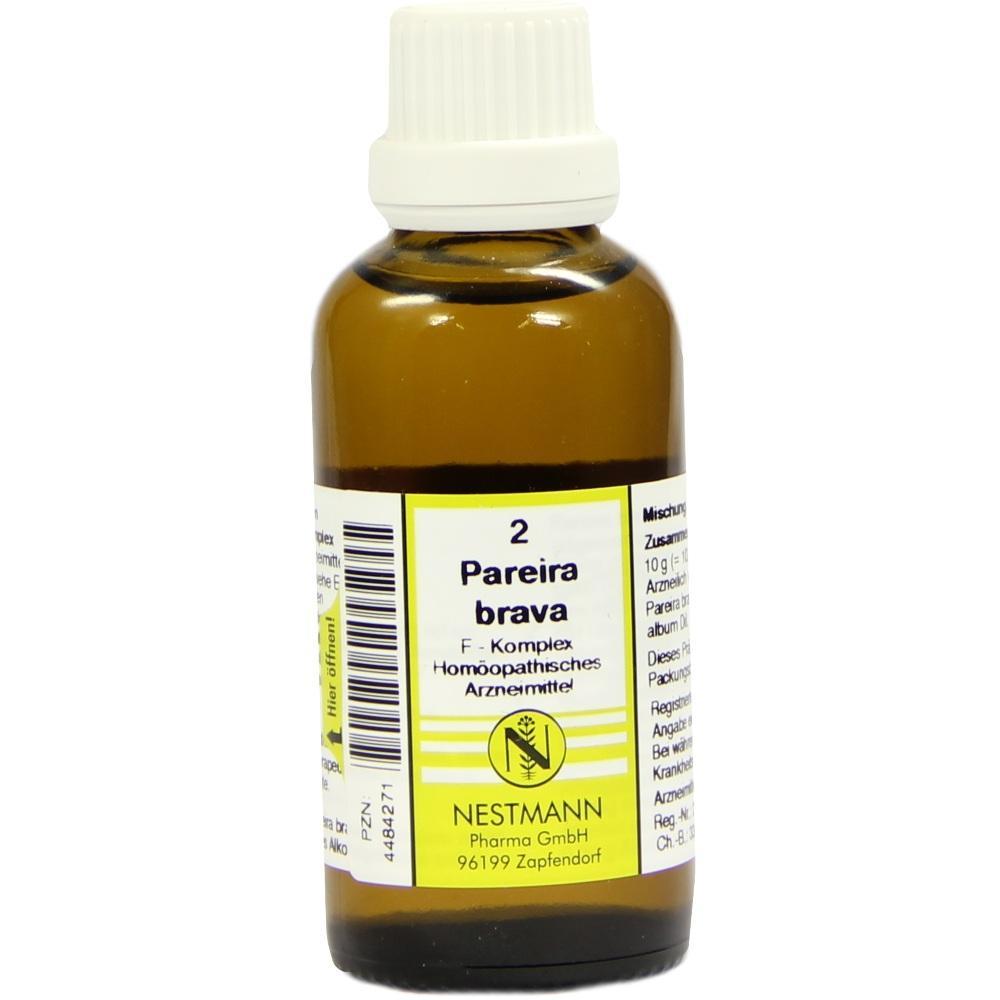 Braune Medizinflasche mit wei&szlig;em Etikett und wei&szlig;em Deckel.