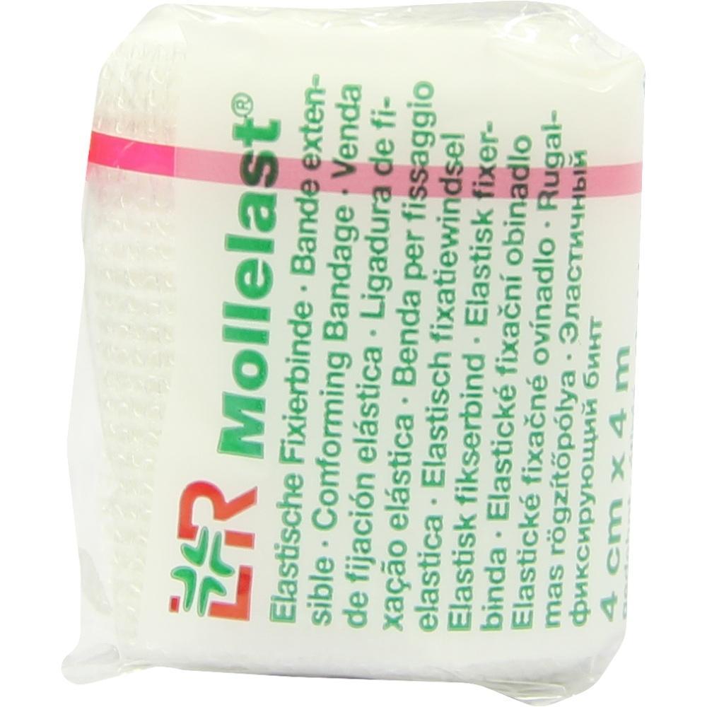 Eine elastische Bandage in wei&szlig;er Verpackung mit gr&uuml;nem Text.