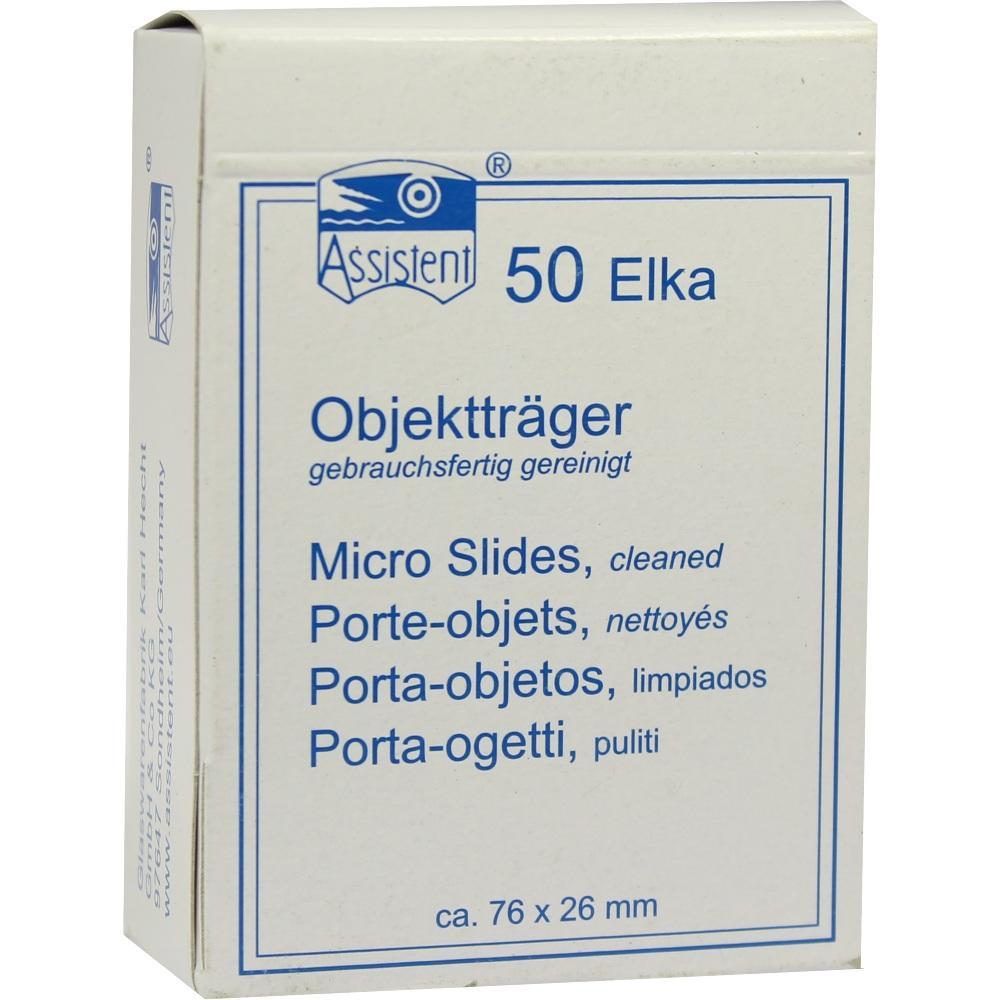 Eine Packung mit 50 gereinigten Objektträgern für Mikroskope.