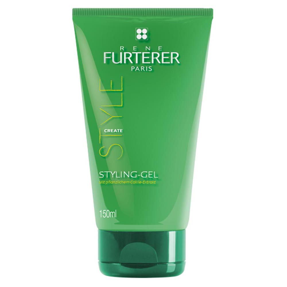 Eine grüne Tube mit Styling-Gel steht im Bild.