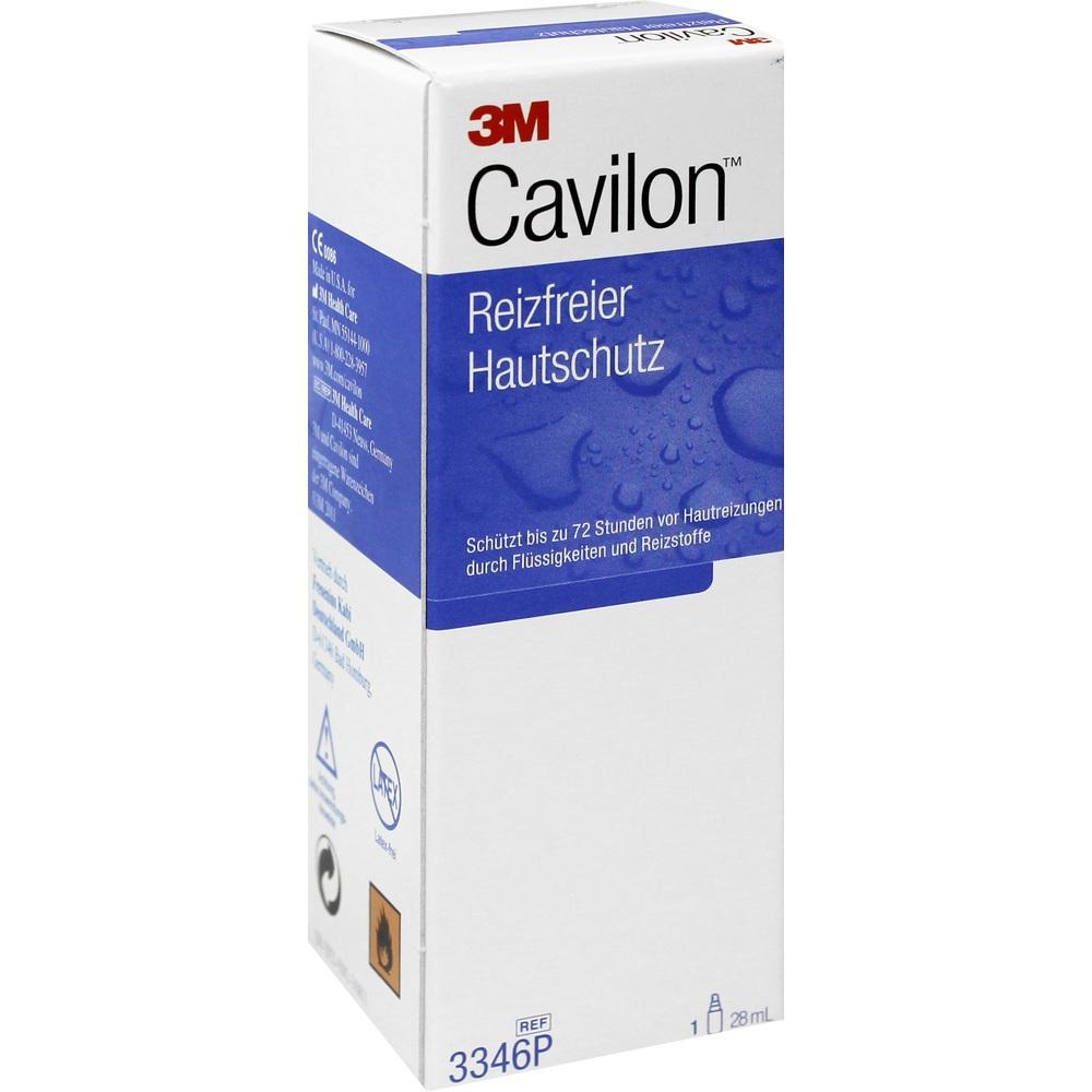 Wei&szlig;e Verpackung von "3M Cavilon", einem reizfreien Hautschutzprodukt.