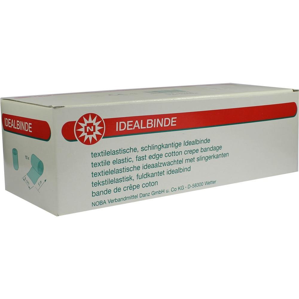 Eine wei&szlig;e Verpackung mit der Aufschrift "IDEALBINDE".