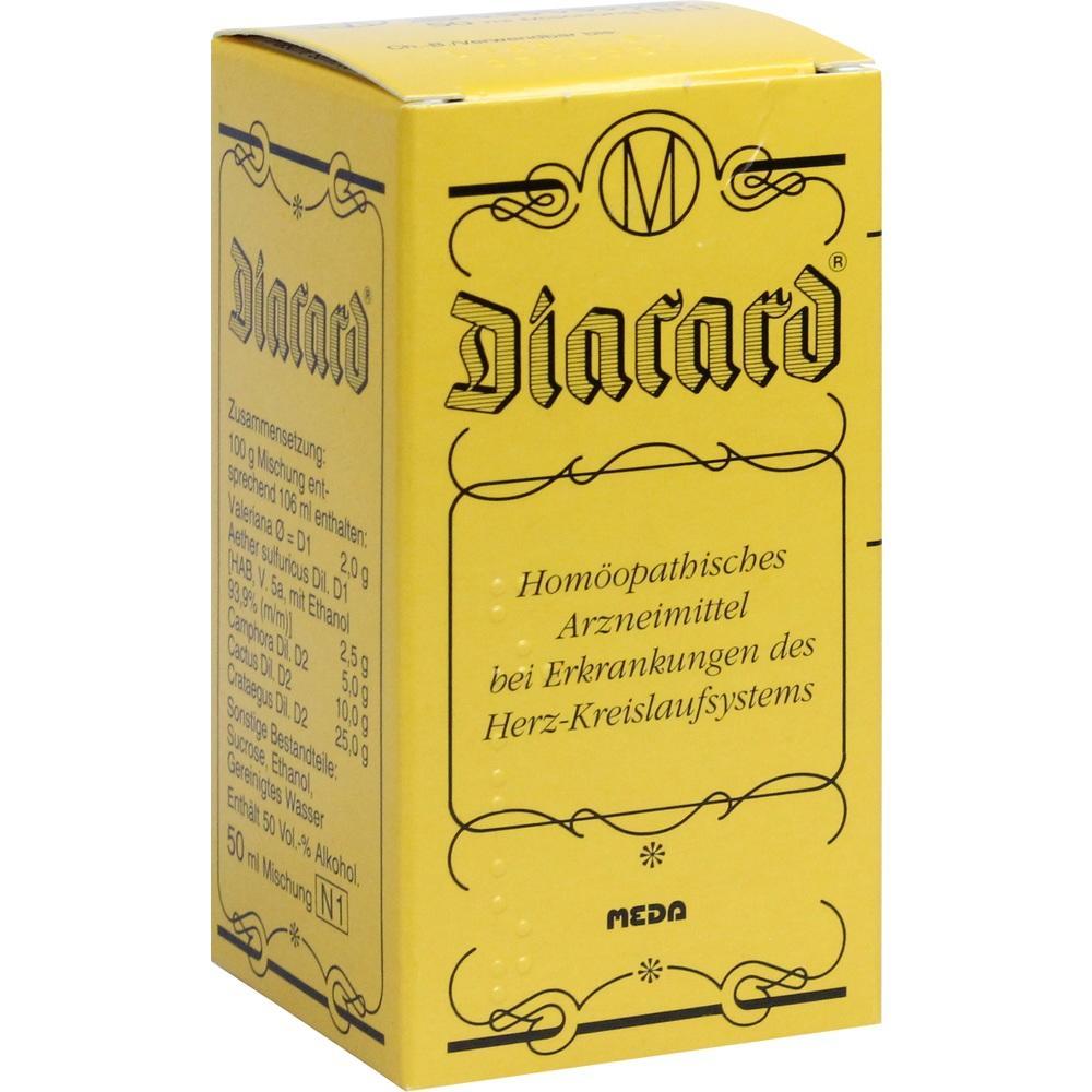 Gelbe Verpackung eines homöopathischen Mittels für das Herz-Kreislauf-System.