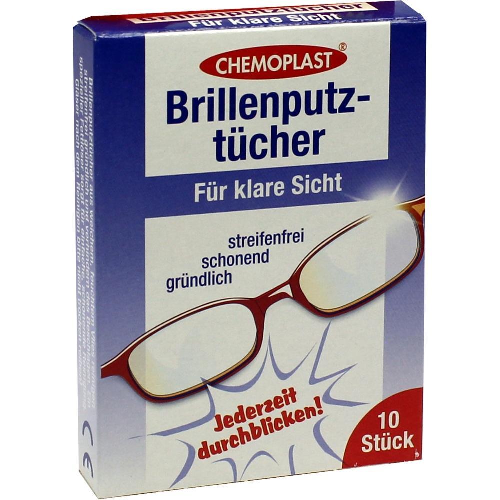 Eine Packung Brillenputzt&uuml;cher f&uuml;r klare Sicht.
