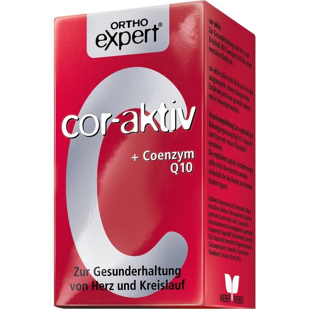 Rote Packung eines Nahrungserg&auml;nzungsmittels zur Unterst&uuml;tzung von Herz und Kreislauf.