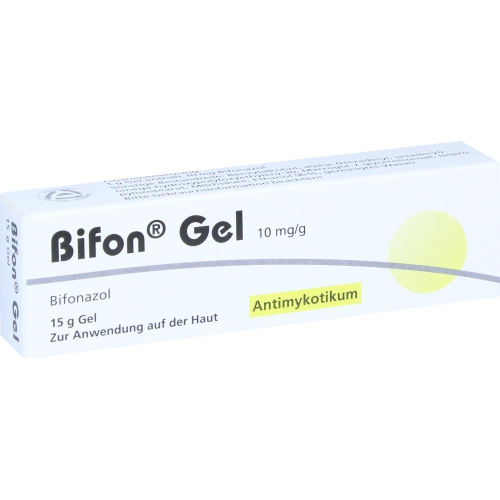 Packung Bifon Gel mit Antimykotikum für die Haut.