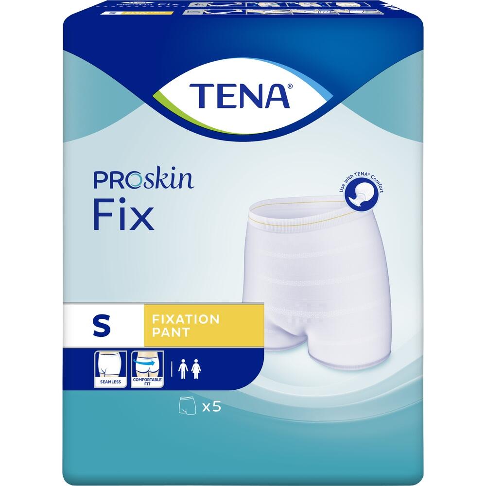 Packung von TENA ProSkin Fix Fixierhosen in Gr&ouml;&szlig;e S.
