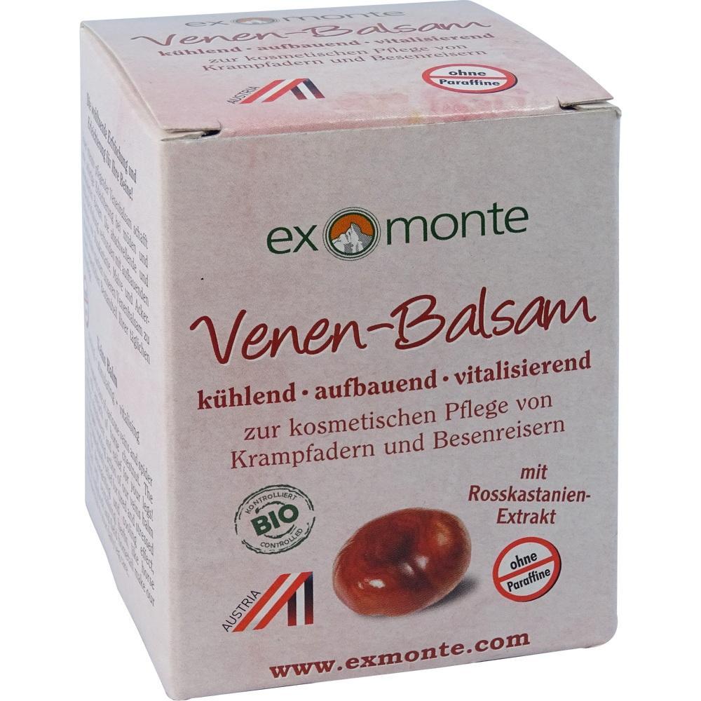 Eine Schachtel Venen-Balsam mit Rosskastanien-Extrakt f&uuml;r Beinpflge.