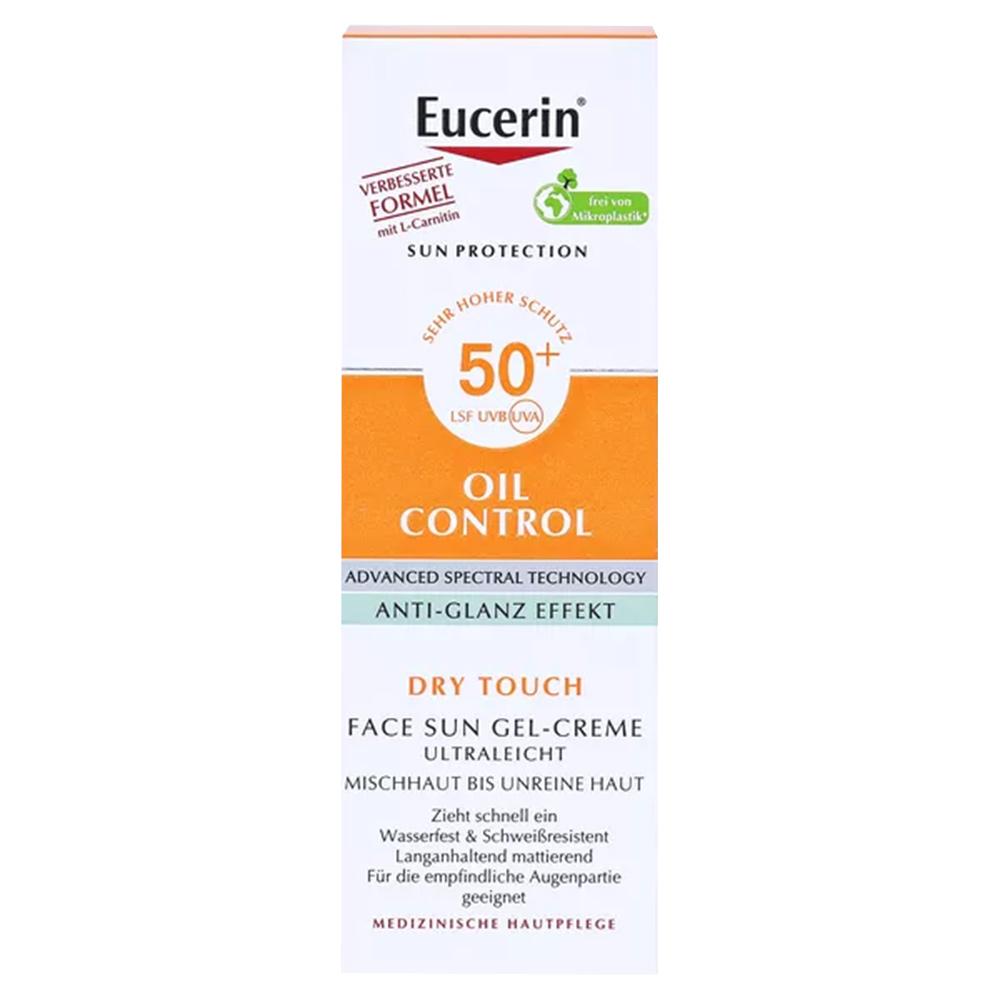 Sonnencreme von Eucerin mit LSF 50+, ölregulierend für Mischhaut.