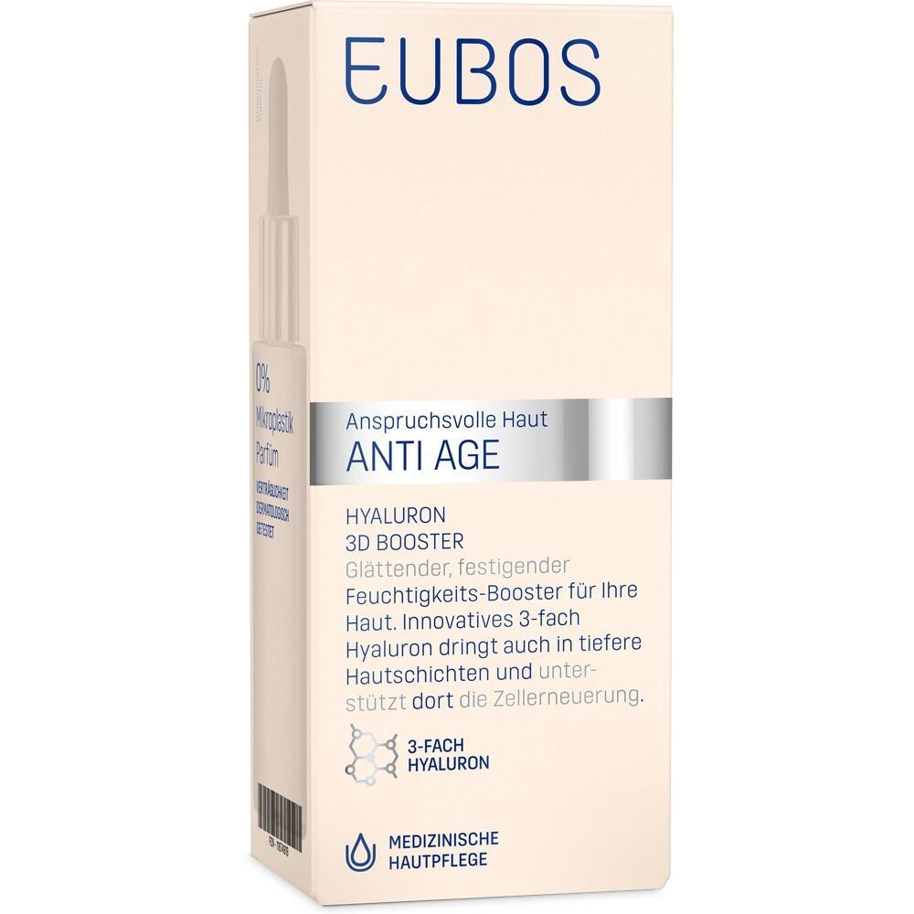 Eine Verpackung mit Anti-Aging-Hautpflege von EUBOS.