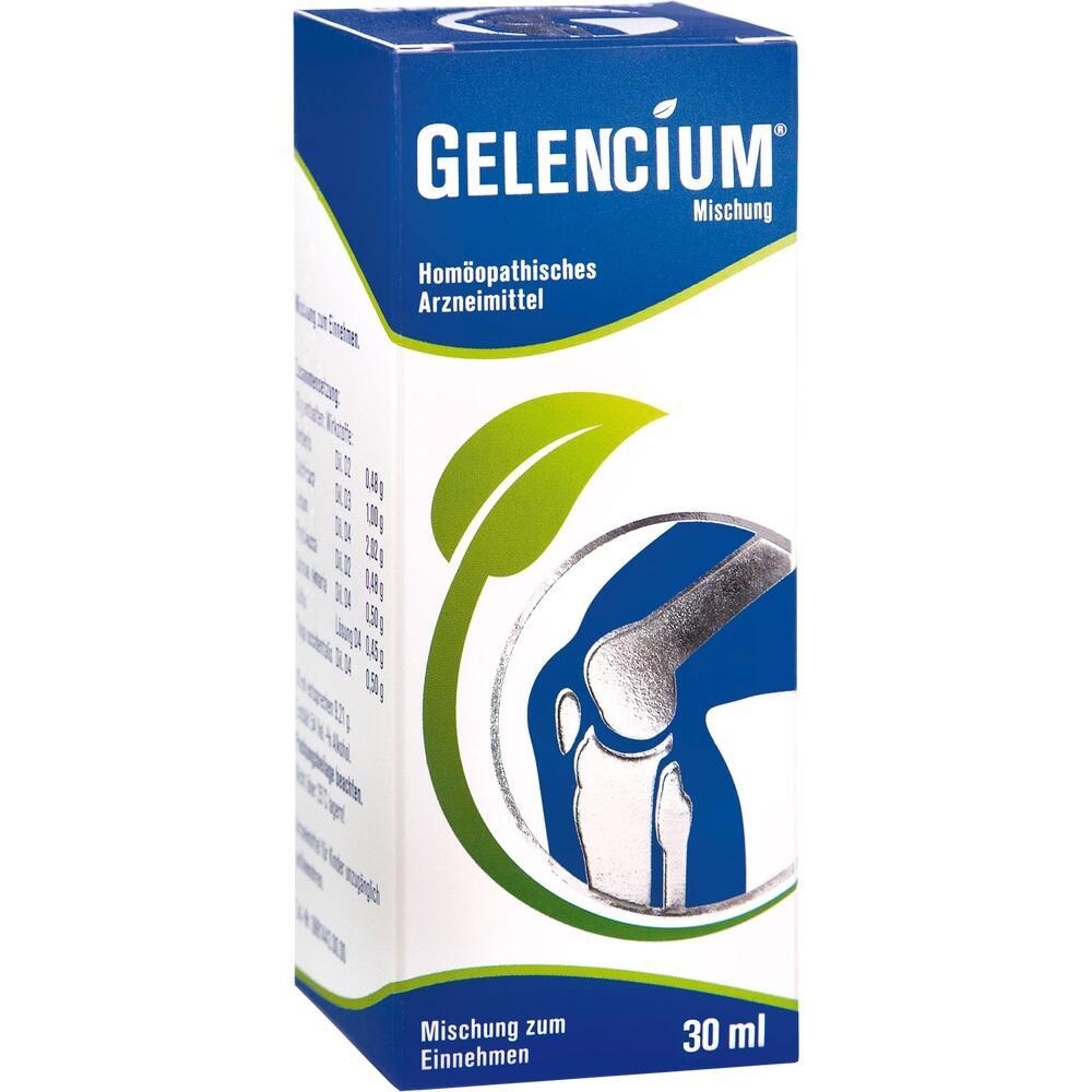 Eine Packung hom&ouml;opathisches Arzneimittel mit Kniegelenk als Symbol.