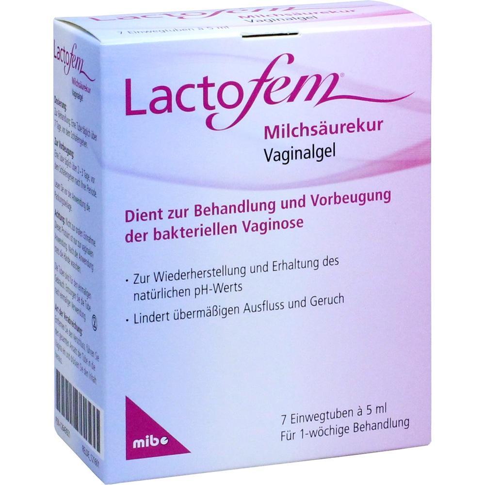 Eine Packung mit Vaginalgel zur Behandlung bakterieller Vaginose.