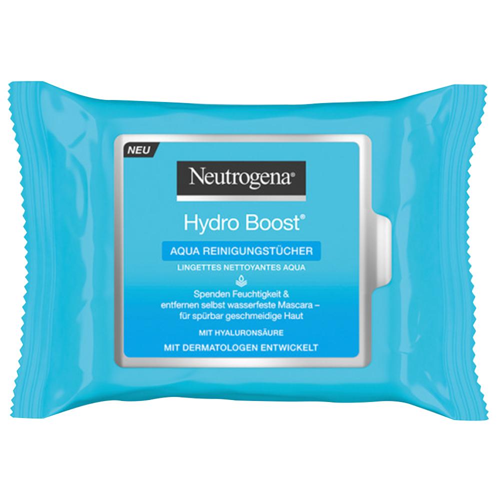 Eine blaue Packung mit Reinigungst&uuml;chern f&uuml;r das Gesicht.