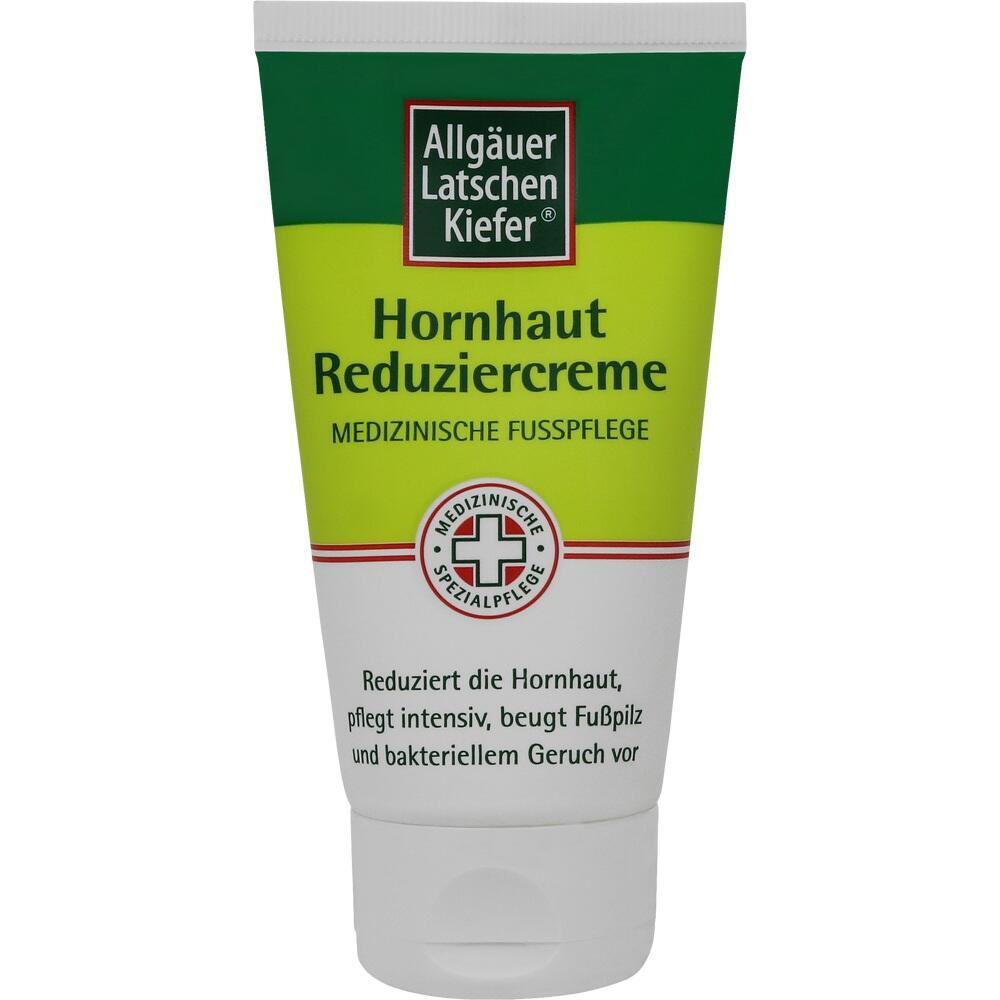 Eine Tube Hornhaut-Reduziercreme für medizinische Fußpflege.
