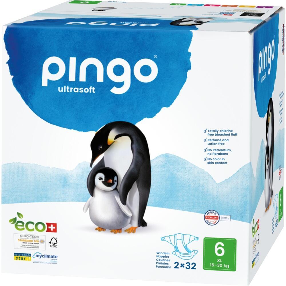 Auf der Verpackung sind zwei Pinguine, ein gro&szlig;er und ein kleiner, abgebildet.
