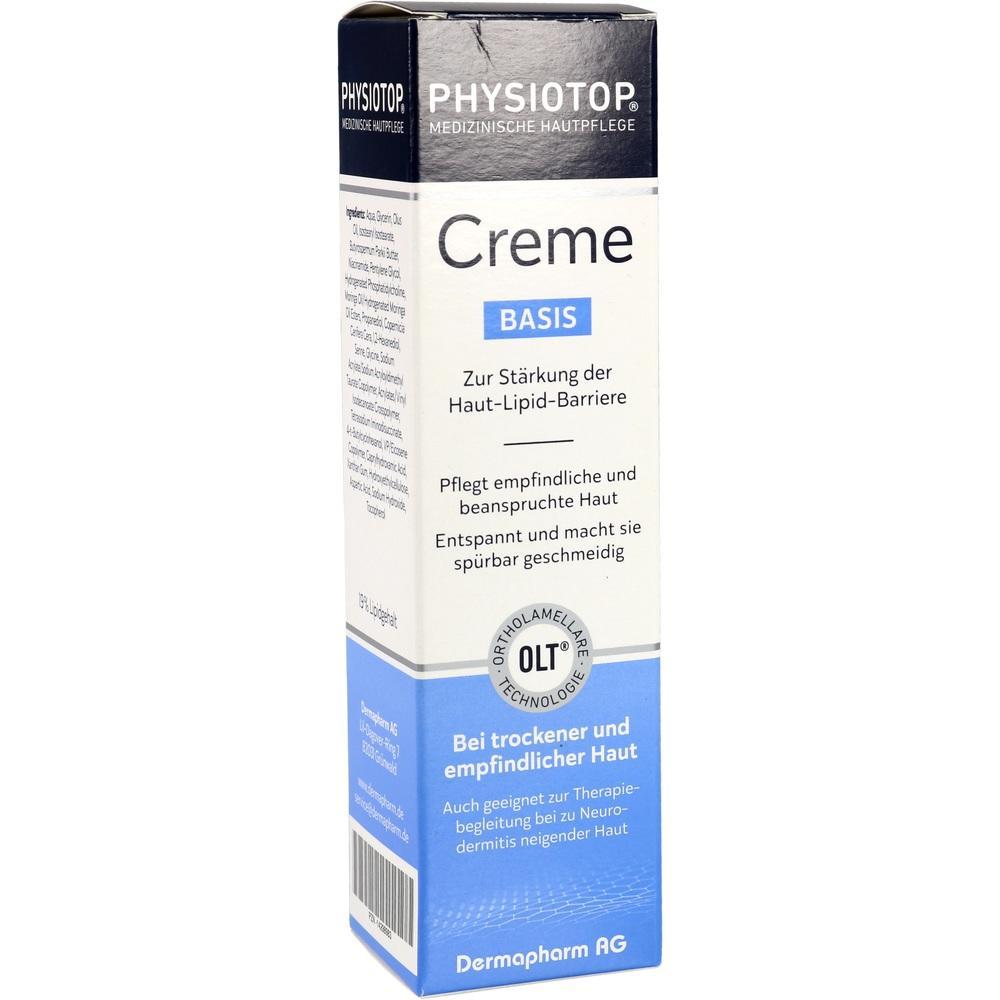 Verpackung einer Creme für trockene und empfindliche Haut.